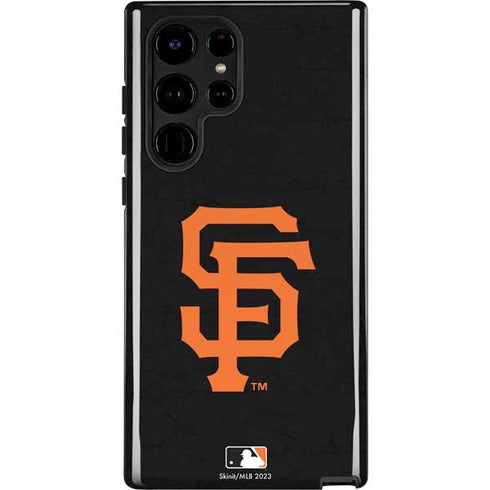 MLB San Francisco Giants - Solid Distressed Galaxy S25 Ultra Impact Case
