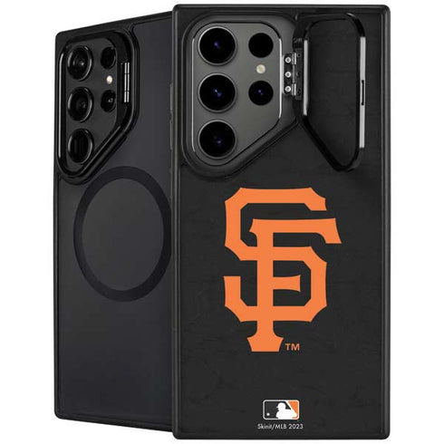 MLB San Francisco Giants - Solid Distressed Galaxy S25 Ultra Kickstand Case