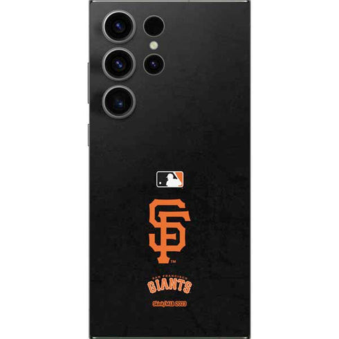 MLB San Francisco Giants - Solid Distressed Galaxy S25 Ultra Skin