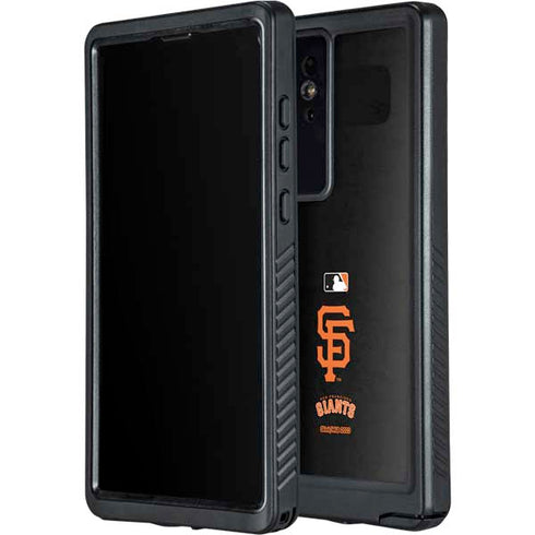MLB San Francisco Giants - Solid Distressed Galaxy S24 Ultra Waterproof Case