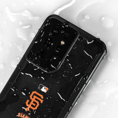 MLB San Francisco Giants - Solid Distressed Galaxy S24 Ultra Waterproof Case