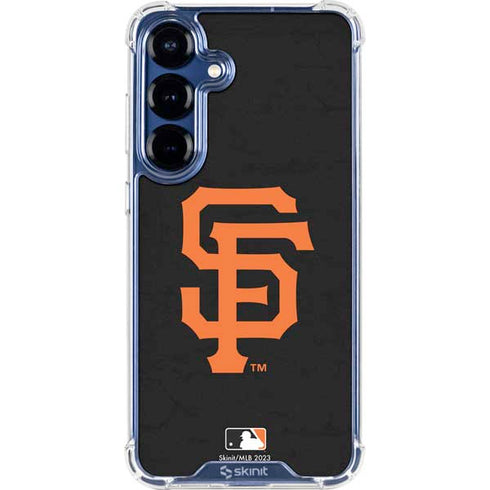 MLB San Francisco Giants - Solid Distressed Galaxy S25 Clear Case