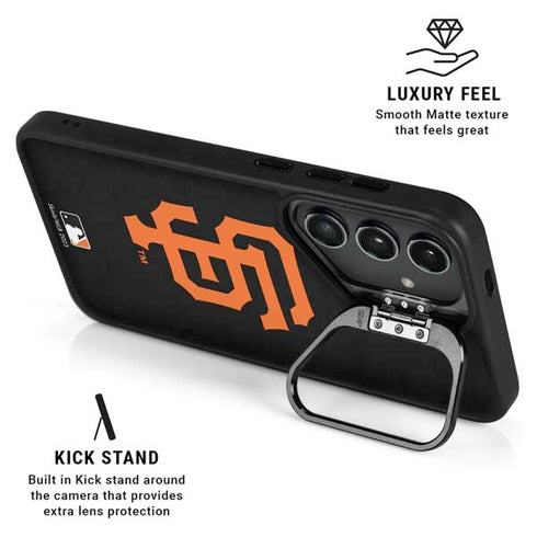 MLB San Francisco Giants - Solid Distressed Galaxy S26 Kickstand Case