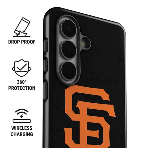 MLB San Francisco Giants - Solid Distressed Galaxy S26 Plus Impact Case