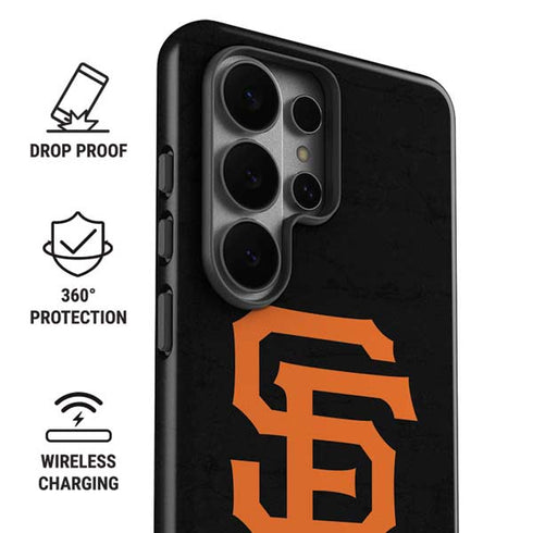 MLB San Francisco Giants - Solid Distressed Galaxy S26 Ultra Impact Case