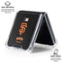 MLB San Francisco Giants - Solid Distressed Galaxy Z Flip6 Clear Case
