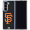 MLB San Francisco Giants - Solid Distressed Galaxy Z Fold5 5G Clear Case