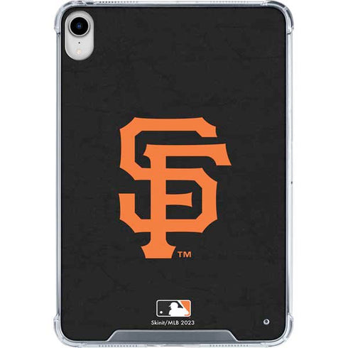 MLB San Francisco Giants - Solid Distressed iPad 11th Gen (2025) Clear Case