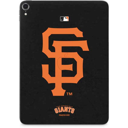 MLB San Francisco Giants - Solid Distressed Apple iPad Pro Skin