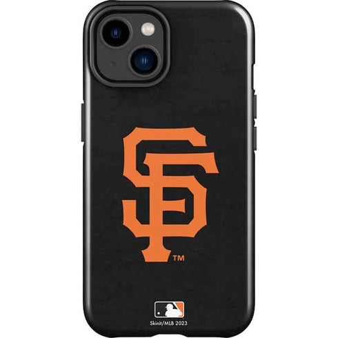 MLB San Francisco Giants - Solid Distressed iPhone 15 Impact Case