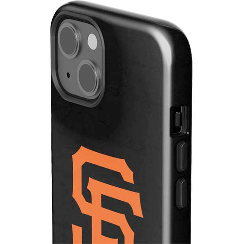 MLB San Francisco Giants - Solid Distressed iPhone 15 Impact Case