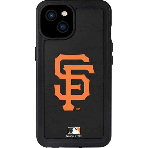 MLB San Francisco Giants - Solid Distressed iPhone 15 Plus Waterproof Case