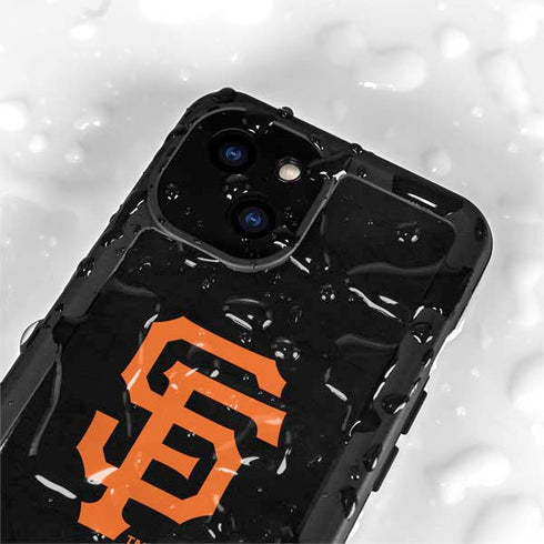 MLB San Francisco Giants - Solid Distressed iPhone 15 Plus Waterproof Case