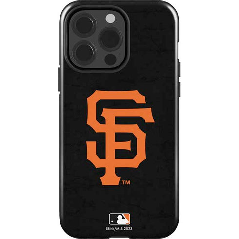 MLB San Francisco Giants - Solid Distressed iPhone 15 Pro Impact Case