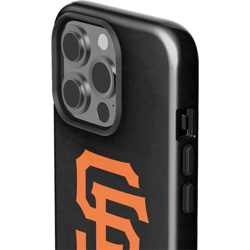 MLB San Francisco Giants - Solid Distressed iPhone 15 Pro Impact Case