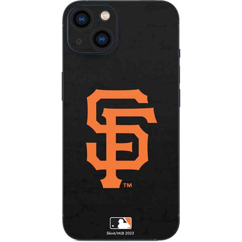 MLB San Francisco Giants - Solid Distressed iPhone 15 Skin