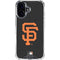 MLB San Francisco Giants - Solid Distressed iPhone 16 Clear Case