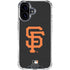 MLB San Francisco Giants - Solid Distressed iPhone 16 Clear Case
