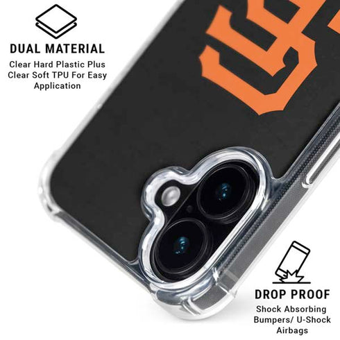 MLB San Francisco Giants - Solid Distressed iPhone 16 MagSafe Case