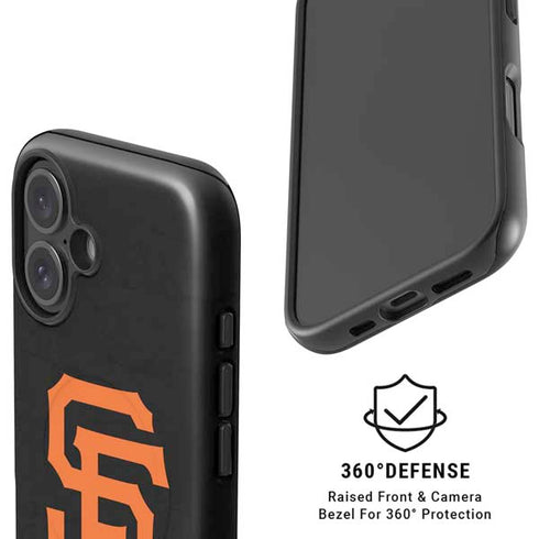MLB San Francisco Giants - Solid Distressed iPhone 16 Plus Magsafe Impact Case