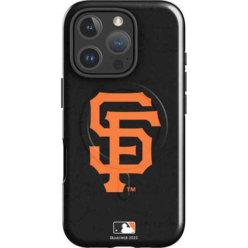 MLB San Francisco Giants - Solid Distressed iPhone 16 Pro Magsafe Impact Case