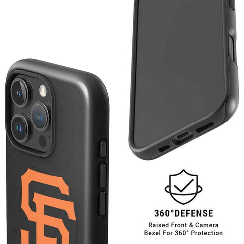 MLB San Francisco Giants - Solid Distressed iPhone 16 Pro Magsafe Impact Case
