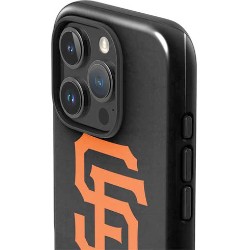 MLB San Francisco Giants - Solid Distressed iPhone 16 Pro Max Impact Case