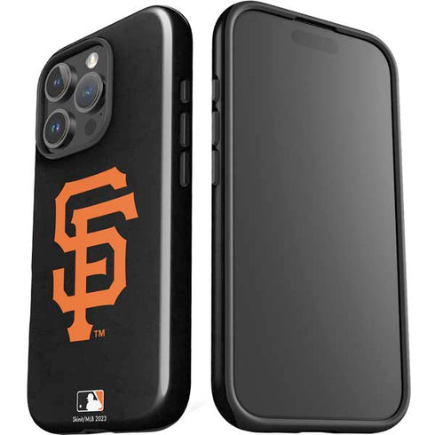 MLB San Francisco Giants - Solid Distressed iPhone 16 Pro Max Impact Case