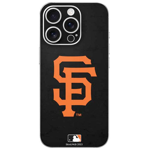MLB San Francisco Giants - Solid Distressed iPhone 16 Pro Skin