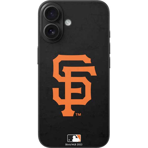 MLB San Francisco Giants - Solid Distressed iPhone 16 Skin