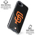 MLB San Francisco Giants - Solid Distressed iPhone 16e Clear Case