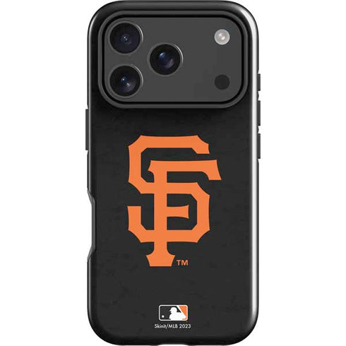 MLB San Francisco Giants - Solid Distressed iPhone 18 Pro Impact Case