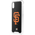 MLB San Francisco Giants - Solid Distressed iPhone XS Clear Case