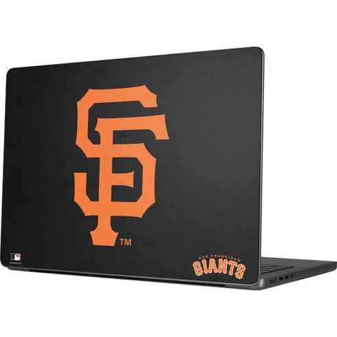 MLB San Francisco Giants - Solid Distressed Apple MacBook Pro 14-inch Skin