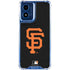 MLB San Francisco Giants - Solid Distressed Moto G 5G (2024) Clear Case