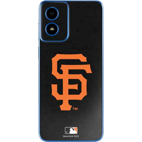 MLB San Francisco Giants - Solid Distressed Moto G Play 4G (2024) Skin