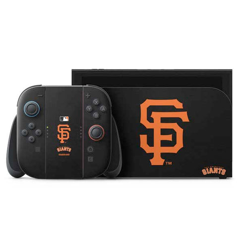 MLB San Francisco Giants - Solid Distressed Nintendo Skins
