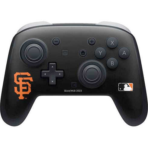 MLB San Francisco Giants - Solid Distressed Nintendo Switch 2 (2025) Pro Controller Skin