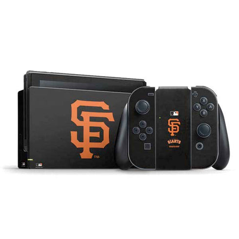 MLB San Francisco Giants - Solid Distressed Nintendo Skins