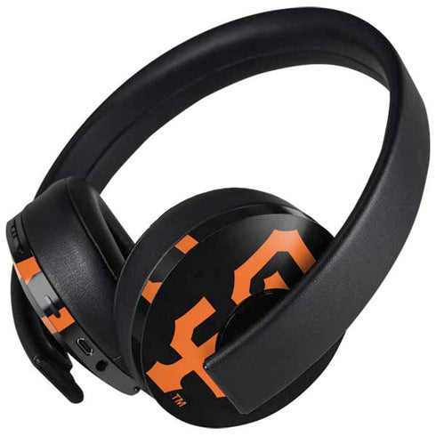 MLB San Francisco Giants - Solid Distressed PlayStation 4 Gold Wireless Headset Skin