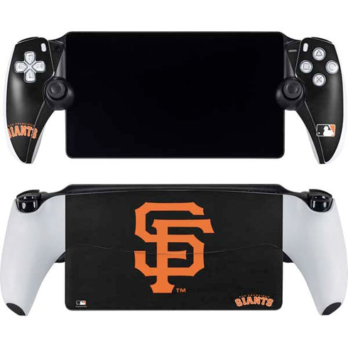 MLB San Francisco Giants - Solid Distressed PlayStation Portal Remote Player Skin