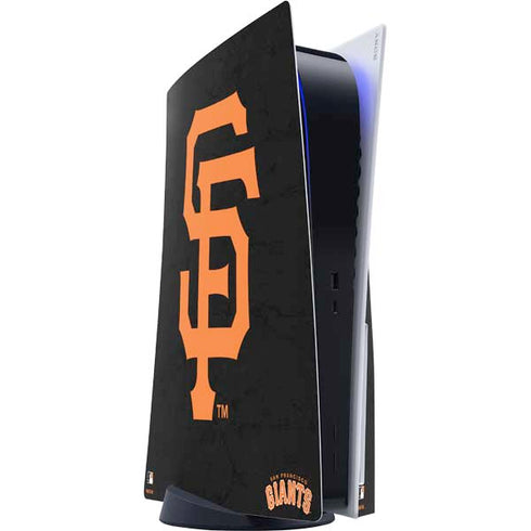 MLB San Francisco Giants - Solid Distressed PlayStation PS5 Skins