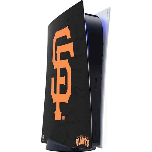 MLB San Francisco Giants - Solid Distressed PlayStation PS5 Skins
