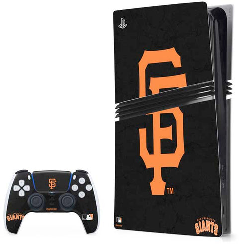 MLB San Francisco Giants - Solid Distressed PS5 Pro Bundle Skin