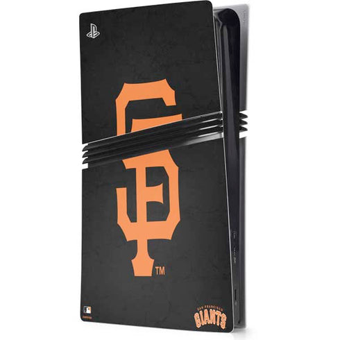MLB San Francisco Giants - Solid Distressed PS5 Pro Console Skin