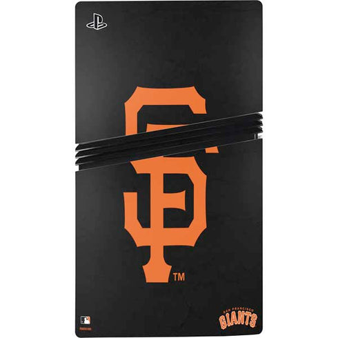 MLB San Francisco Giants - Solid Distressed PS5 Pro Console Skin