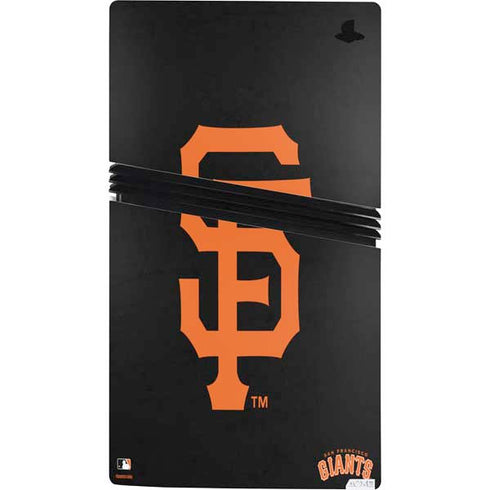 MLB San Francisco Giants - Solid Distressed PS5 Pro Console Skin