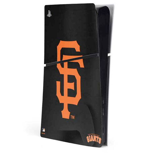 MLB San Francisco Giants - Solid Distressed PS5 Slim Digital Edition Console Skin