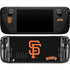 MLB San Francisco Giants - Solid Distressed Steam Deck Handheld Gaming Computer OLED Skin