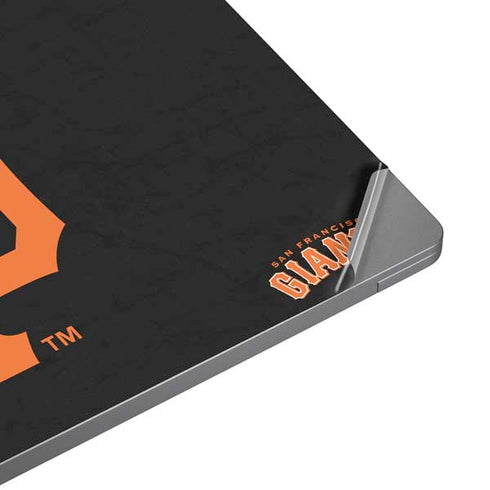 MLB San Francisco Giants - Solid Distressed Laptop Skins